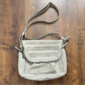 Crossbody Purse Light Grey